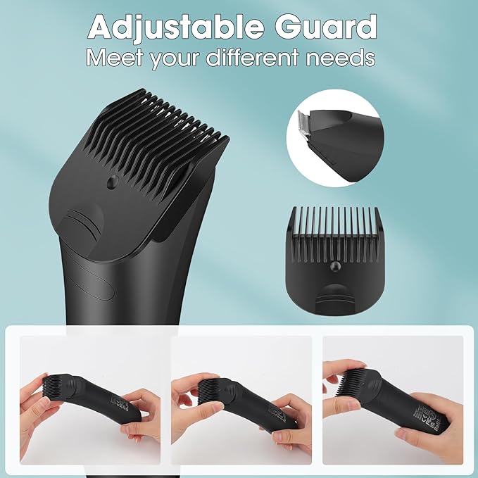 Manscape Ball Trimmer for Men, Body& Pubic Hair Trimmer and Groin Hair Shaver, Bikini Shaver Women, Wet/Dry Smooth Shaving, IPX7 Waterproof