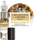 MOBETTER FRAGRANCE OILS A Millionth Of A Second Gold Perfume Women Body Oil 10ml Roll On