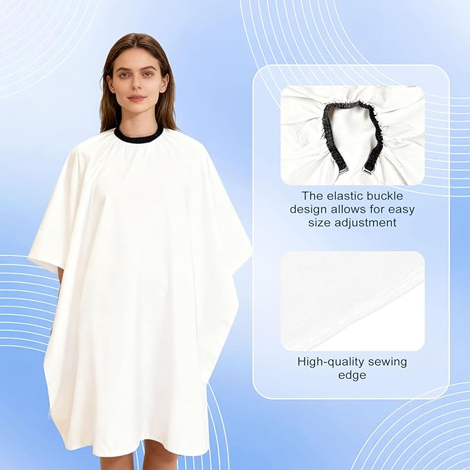 8-Piece Hair Cutting Cape Set Includes 6 Reusable 57x47 Inch Haircut Capes and 2 Cleaning Brushes Professional Hair Cape