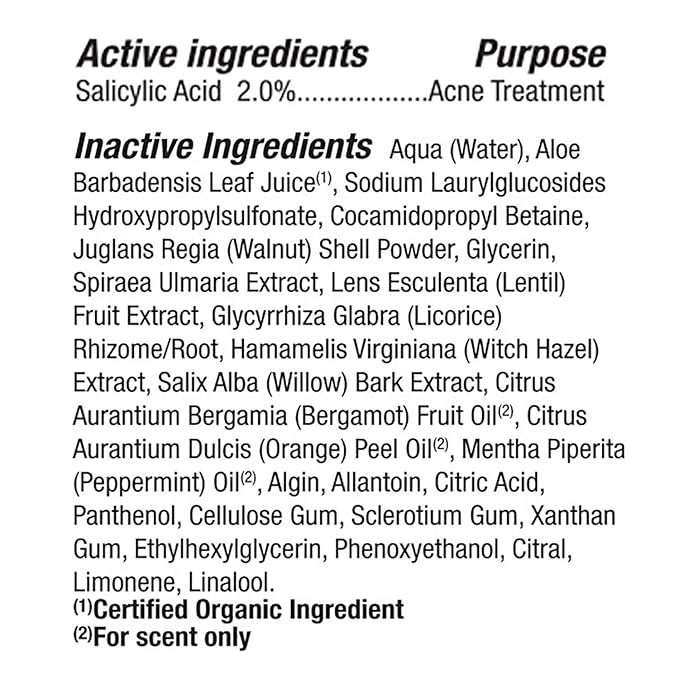 Alba Botanica Acnedote Maximum Strength Face & Body Scrub, 8 Oz (Pack of 2)
