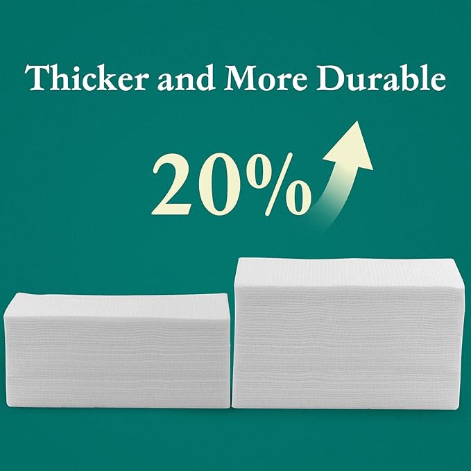 Disposable Face Cloths for Washing Disposable Towels Facial Towelettes Facial Cleansing Cloths (2 Pack)