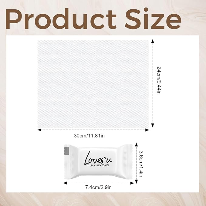 80 PCS Compressed Towel Tablets, Soft Thickened Disposable Washcloths for Travel, Portable Compressed Face Towels 11.8x9.4in Cotton Disposable Face Towels for Traveling Beauty Home