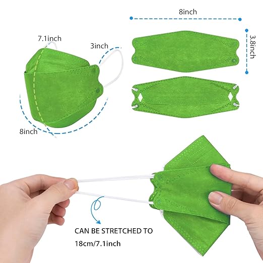 Borje KN95 Face Masks 50 Pack,Breathable Comfortable and Disposable KN95 Mask,Masks for Adults
