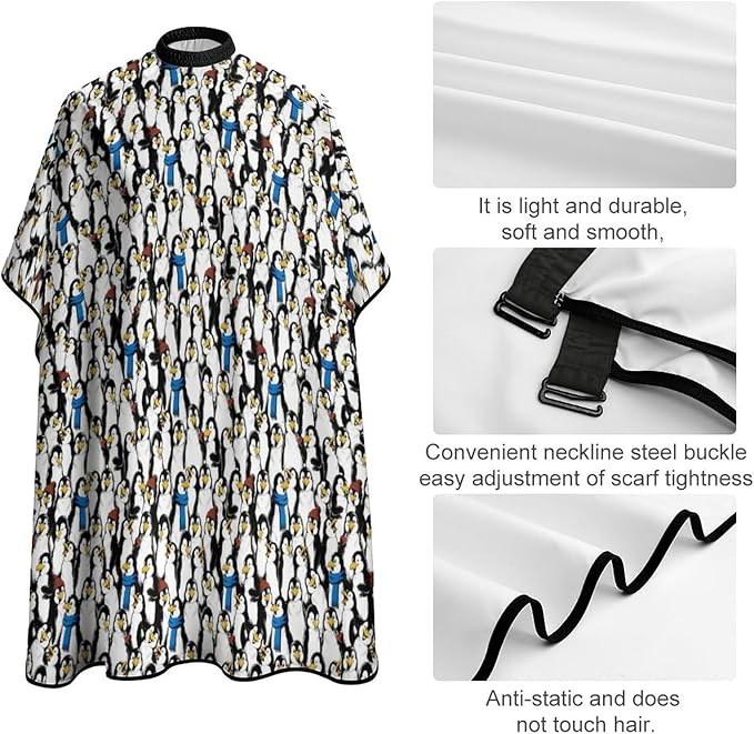 Barber Cape for Kids Funny Duck Haircut Cape Professional Salon Cape Waterproof Hair Cutting Styling Haircut Apron