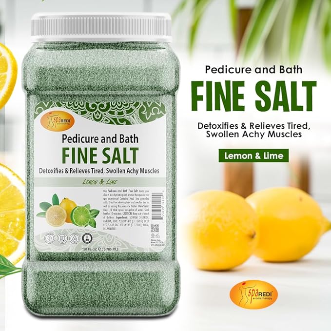 Professional Dead Sea Salt Pedicure Soak - The Therapeutic Mineral Upgrade for a Premium Pedicure Service that Softens Skin Faster, Creating an Effortless, Premium Pedicure Experience 128 Oz
