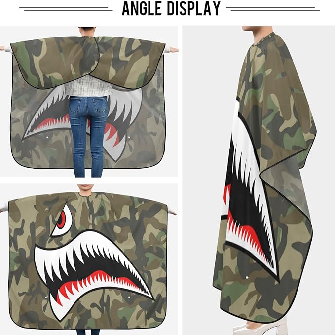 Stylish Barbershop Salon Barber Cape Haircut Cape Salon Apron Unisex Hair Cutting Apron for Men Women