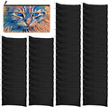 Legigo Blank Canvas Bag Zipper Pouch Makeup Bags Bulk - Multi-Purpose Canvas Pencil Pouch with Sturdy Zipper, Cosmetic Bag Travel Toiletry Bag for DIY Craft Projects, Storage (8.3 x 5 inches)