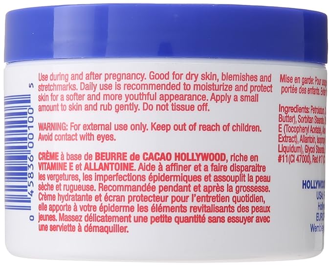 Hollywood Beauty Cream, Cocoa Butter, 7.5 Ounce