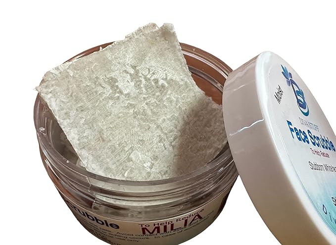 Face Scrubbies For Stubborn Whiteheads, Helps to Open Up Clogged Area, With Niacin and Salicyilc Acid