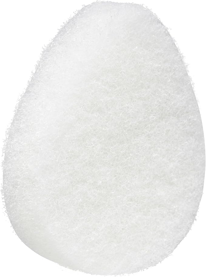 Buf-Puf Facial Sponge, Dermatologist Developed, Removes Deep Down Dirt & Makeup That Causes Breakouts and Blackheads, Reusable, Exfoliating, White, 10 Count