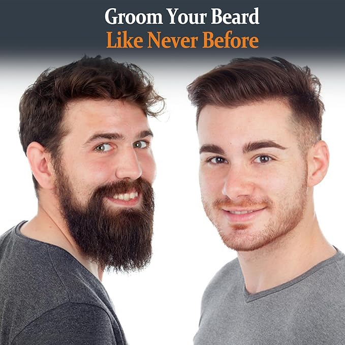 Fathers Day Dad Gifts Beard Brush for Men Him Boyfriend Husband from Wife Mustache Christmas Stocking Stuffers Anniversary Birthday Valentines Day Father's Day