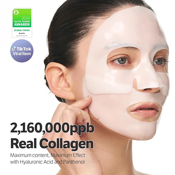 SUNGBOON EDITOR Deep Collagen Hyalu-B5 Overnight Mask Hydrating Mask for Wrinkle Care&Barrier Repair 2,160,000PPB Collagen+Hyaluronic Acid+Panthenol Korean Skincare,4ea Gifts for Women
