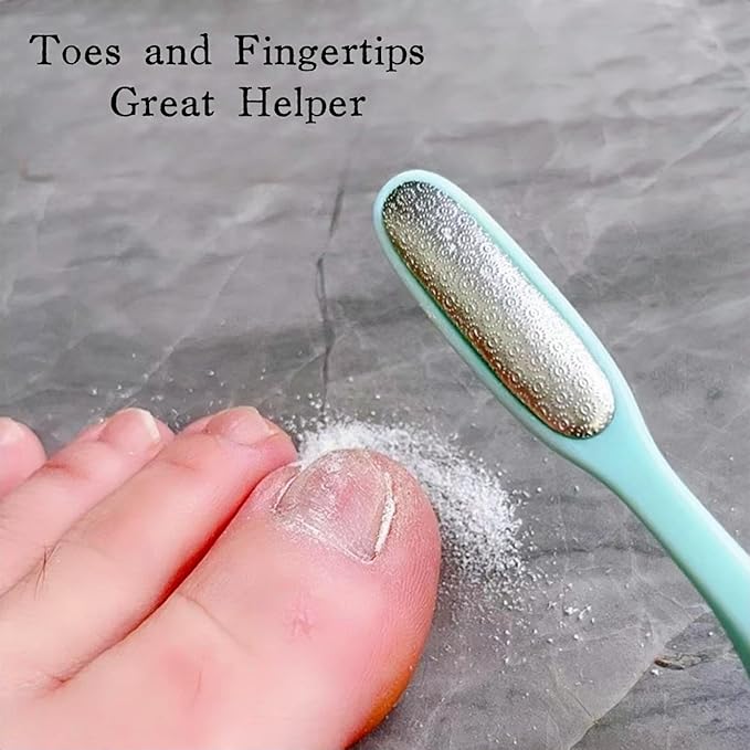 Precision Callus Remover & Bunion Scrubber for Toe Gaps, Hard Skin, and Corns – Mini Foot File Exfoliator with Compact Design for Pedicures and Sensitive Areas