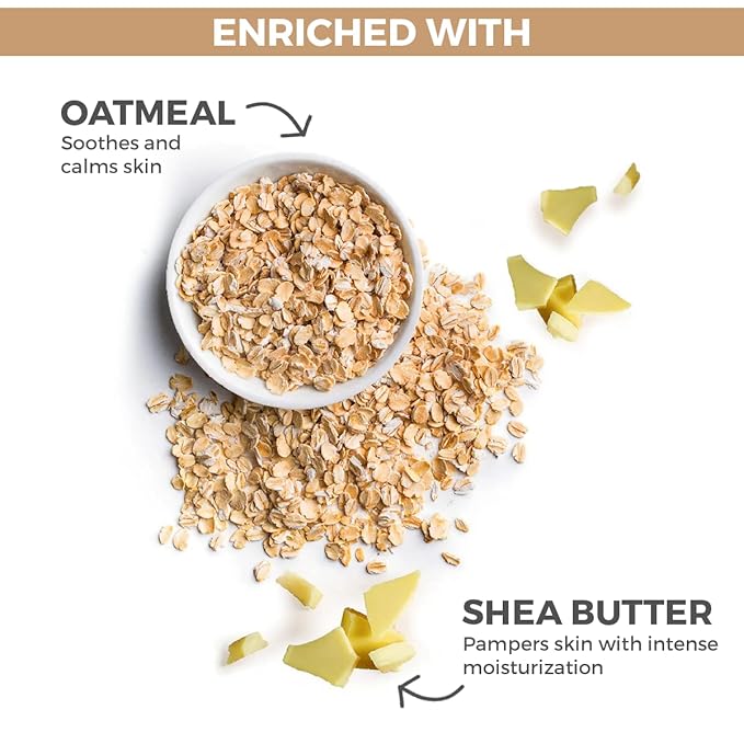 St. Ives Oatmeal & Shea Butter Body Wash | Moisturizing Body Wash for Sensitive and Dry Skin | 22 Fl. Oz. (Pack of 3)