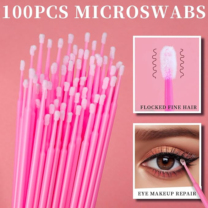Teenitor 310PCS Disposable Makeup Applicators Kit, Mascara Wands Lash Spoolies, Eyeshadow Applicators, Lip Applicators Disposable, Microswabs, Makeup Artist Kit Essentials with Box