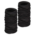 200PCS Small Hair Ties,No Crease Baby Hair Ties,Elastic Hair Ponytail Holder Hair Accessories for Baby Girls Infants Toddlers Kids,Black