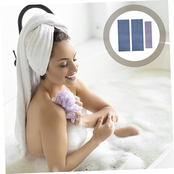 6 Pcs Back Rub Exfoliating Back Scrubbers Bath Towel Back-pulling Strip Back Scrubber Strap Exfoliating Bath Strap Exfoliating Bath Cloth Shower Scrubbing Towel Bathing Supplies