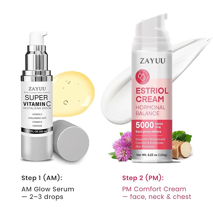 Super Vitamin C Face Serum for Mature Skin: Hydrating Brightening Formula - Vitamin C, Hyaluronic Acid, Vitamin E, Caffeine - Face Lift Serum for Wrinkles, Dark Spots - 1.7 fl. oz.