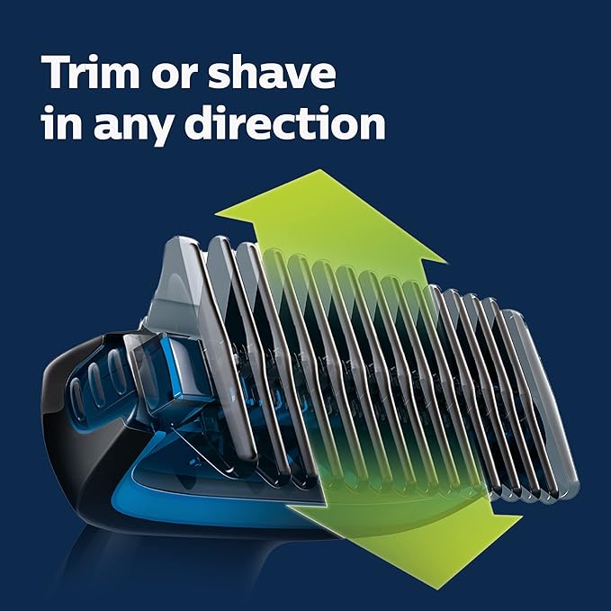 Philips Norelco Bodygroom Series 1100, BG1026/60, Showerproof Body Hair Trimmer and Groomer for Men