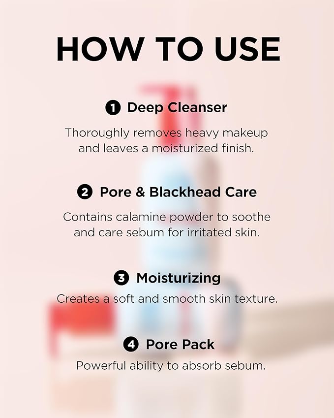 TOCOBO Calamine Pore Control Cleansing Oil 200ml / 6.76 fl oz | Blackheads, Make-up Cleansing, Pore Care, Deep Cleansing, mothers day