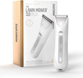 MANSCAPED® The Lawn Mower® 3.0 Plus - Groin, Body & Bikini Hair Trimmer, Updated SkinSafe® Trimmer Blade, Waterproof Wet/Dry Groomer, USB-C Rechargeable, Men’s & Women's Wireless Shaver, White Hot