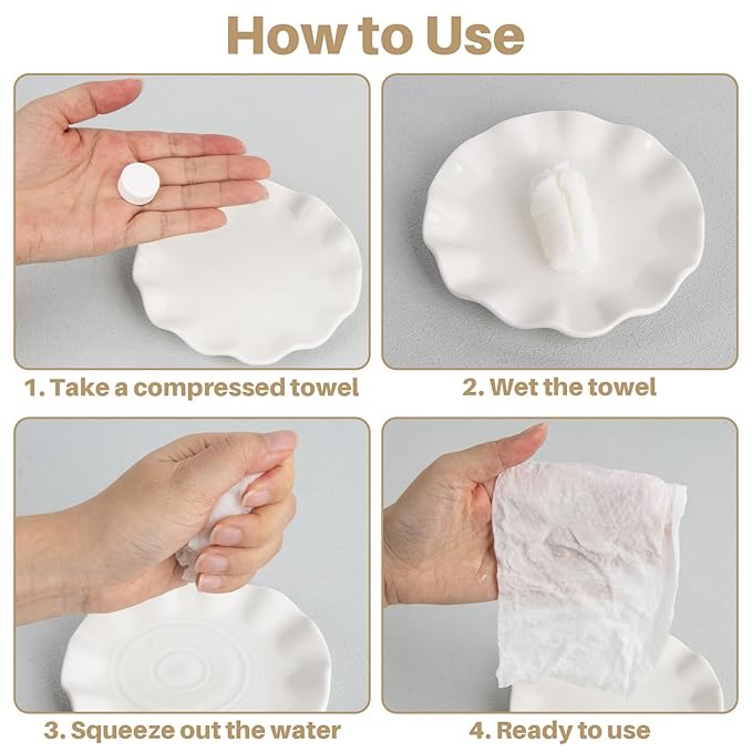 180 Compressed Towel Tablets - Disposable Face Towel Washcloths Travel Towel Fast Drying Lightweight for Adult Camping Hiking Facial Mini Makeup Wipe Coin Tissues Travel Hotel Cleaning Supplies