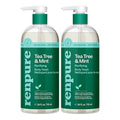 Renpure Tea Tree & Mint Body Wash - Cleanses, Invigorates & Refreshes Skin Without Over-Drying - For All Skin Types - Tea Tree Leaf Oil, Spearmint Leaf Oil - 24 Fl Oz each, 2 Pack