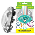 Knot Genie Detangling Brush, Peaceful Pewter