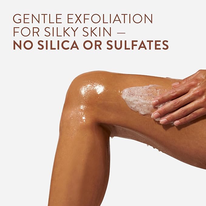 Native Exfoliating Body Scrub, Coconut & Vanilla Scent, Gentle Body Polish for Soft, Smooth Skin, Made without Sulfates, Parabens, or Dyes, 12 oz