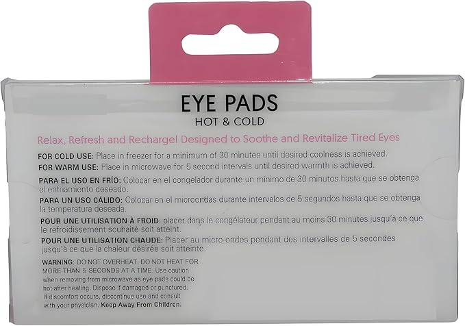 Bexter Watermelon Hot & Cold Eye Pads – Gel Eye Masks for Puffiness, Dark Circles, Migraines & Stress Relief – Reusable, Microwavable & Freezable – 2 Pads Set