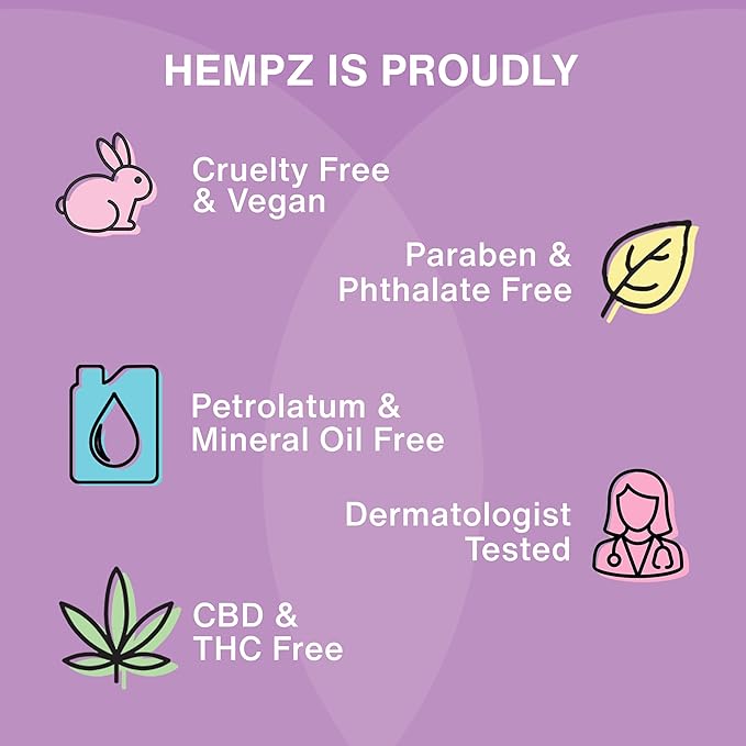 Hempz NEW Mini Star Dust Body Lotion, Iridescent Glow Shimmer, Passionfruit and Wild Orchid, Hydrating and Nourishing Moisturizer, 2.25 fl.oz.