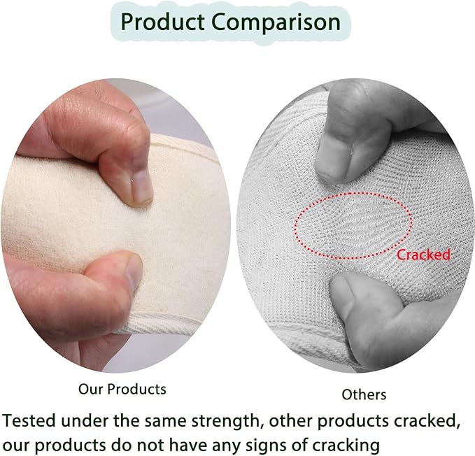 Natural Loofah Sponge Set with Soap Bag, Body Exfoliating Loofah Bath Scrubber for Shower, Shower Loofah for Women and Men, 3-pcs