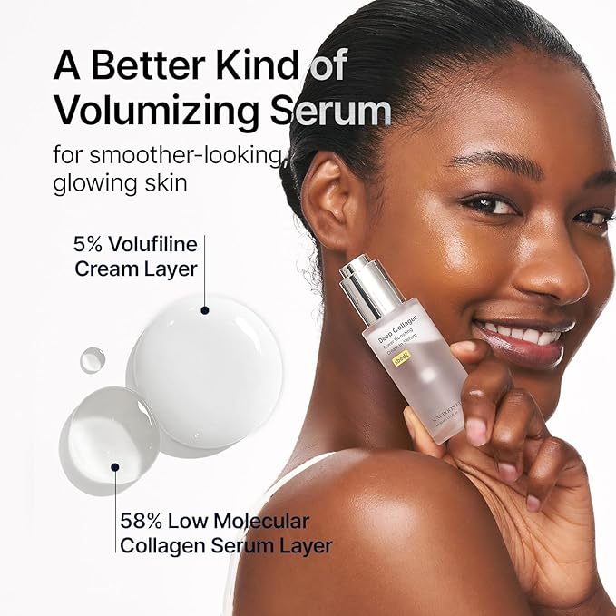 SUNGBOON EDITOR Deep Collagen Serum | Volufiline + Collagen + Niacinamide | Hydrating & Smoothing Care | Korean Skincare, 1.01 fl oz | Gifts for Women