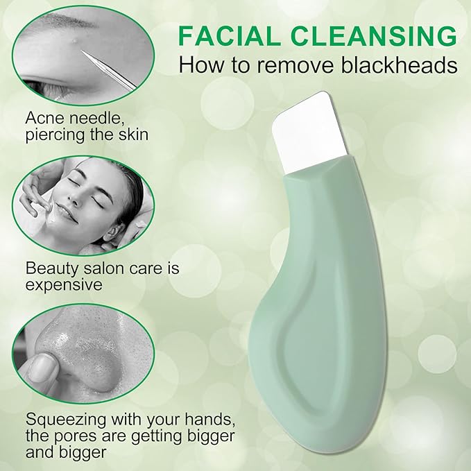 ANCIRS Blackhead Remover Tools, Silicone Face Scraper, Mild Safe Skin Spatula, Deep Clean Face Scraper, Nose Blackhead Remover for Men and Women (1pcs)