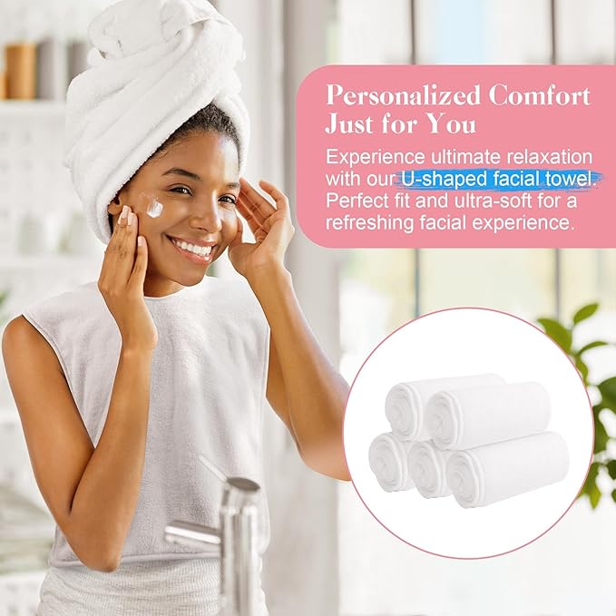 12 Pack Facial Towels for Estheticians Soft, Comfortable Extra Thick Massage Face Towels, Microfiber Facial Towels for face, Professional Esthetician Equipment