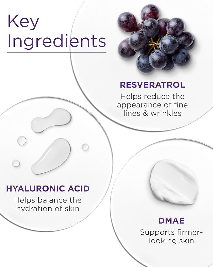 Andalou Naturals Hyaluronic DMAE Lift & Firm Skin Cream | Anti Aging Face Moisturizer With Hyaluronic Acid |Helps Reduce Fine Lines & Wrinkles | 1.7 oz,(Pack of 2)