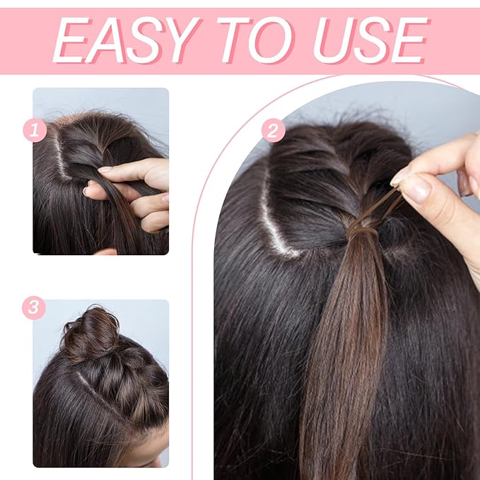 Brown Elastics Hair Bands 1500pcs Mini Rubber Hairband Soften 18mm Ponytail Holders Hairiness Ties No Damaged Accessories for Women Braids
