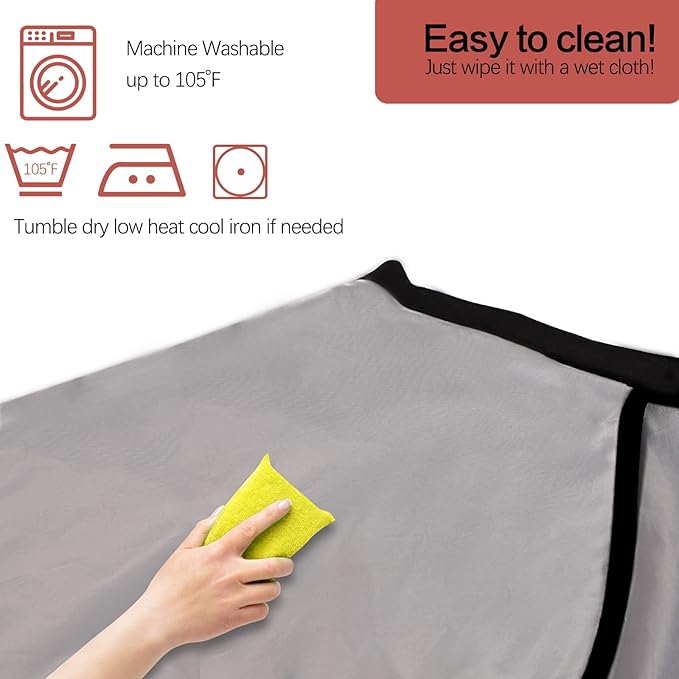 Short Barber Cape, Waterproof Nylon Salon Hair Cutting Cape, Makeup Artist Cape for Hair Dye, Comb-out, Styling, Shampoo