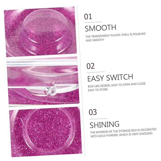 6pcs Stable Material Eyelash Case Storage Box for Makeup Organization Small Chic for Women