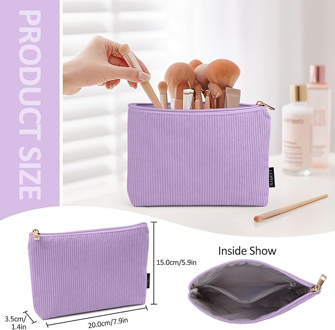 MAGEFY Makeup Bag Small Cosmetic Bag for Women