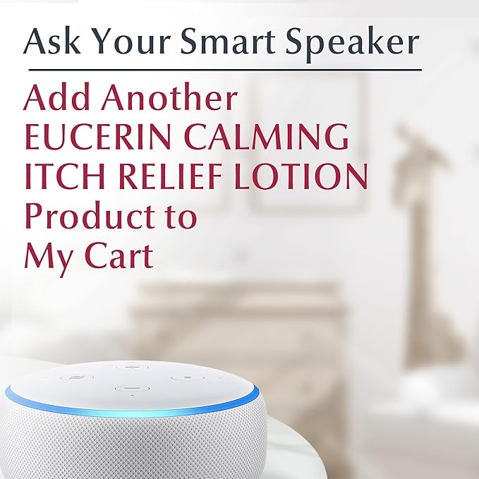 Eucerin Itch Relief Intensive Calming Lotion, Itch-Relieving Lotion for Sensitive Dry Skin, 8.4 Fl Oz Bottle