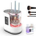 3 IN 1 Electric Makeup Brush Cleaner, Electric Cleaning and Quick Drying Makeup Brushes for Lazy Families, Automatic Makeup Brush Cleaning Tool with Drying Function for Makeup Brushes