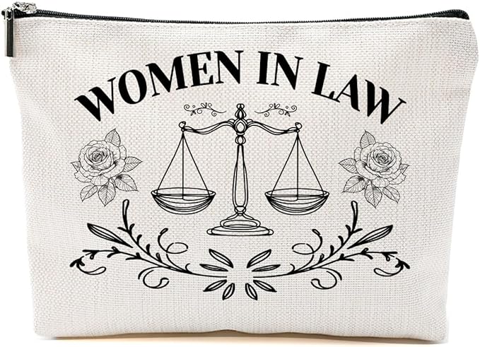 Lawyer Gifts for Women,Future Lawyer Makeup Bag-Perfect Law School Graduation Gift for Women,Cute Attorney Cosmetic Pouch,Durable Travel Toiletry Organizer for New Lawyers & Bar Exam Celebrations