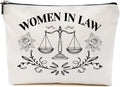 Lawyer Gifts for Women,Future Lawyer Makeup Bag-Perfect Law School Graduation Gift for Women,Cute Attorney Cosmetic Pouch,Durable Travel Toiletry Organizer for New Lawyers & Bar Exam Celebrations