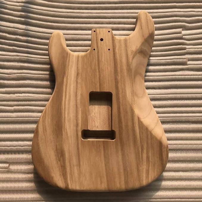 LANRU Polished Wood Type Electric Maple Guitar Barrel Body Unfinished Electric Guitar Barrel