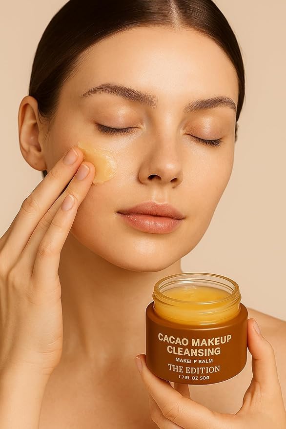 The Edition CACAO, Makeup Balm, Face Cleanser, Makeup Remover & Cleansing Balm – Gentle Face Makeup Cleanser for Waterproof Makeup, Hydrating Skincare for All Skin Types, 50g (CACAO)