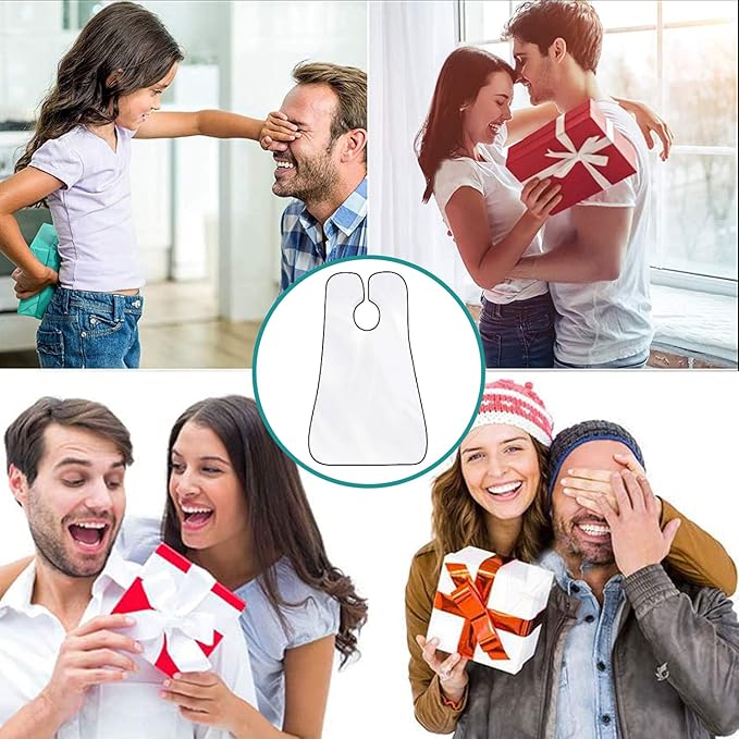 Beard Bib Apron, Beard Trimming Catcher for Men Shaving Hair Clippings Non-Stick Waterproof Grooming Cloth