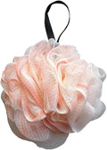 Loofah Sponge, Exfoliating Bath Sponge Body Scrubber Lofa Single Pack - Pink 50g (1 Pack)