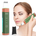 Face Spatula Skin Scrubber Professional Waterproof Facial Scraper for Pore Cleansing Blackhead Removal and Exfoliation, Durable Metal Body-3 Modes(Green)
