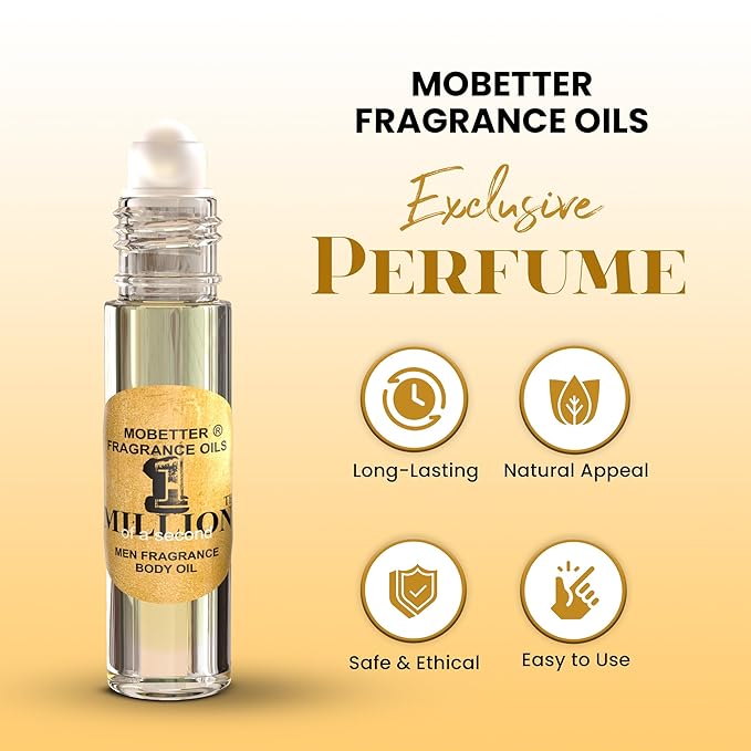 MOBETTER FRAGRANCE OILS 1 Millionth of a Second Men Body Oil